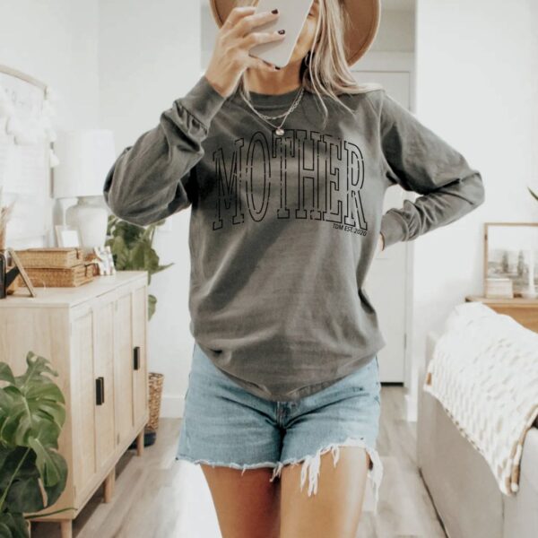Mother (Distressed) - Long Sleeve Comfort Colors® Tee