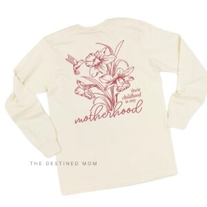 Their Childhood (Front + Back Design) - Long Sleeve Comfort Colors® Tee