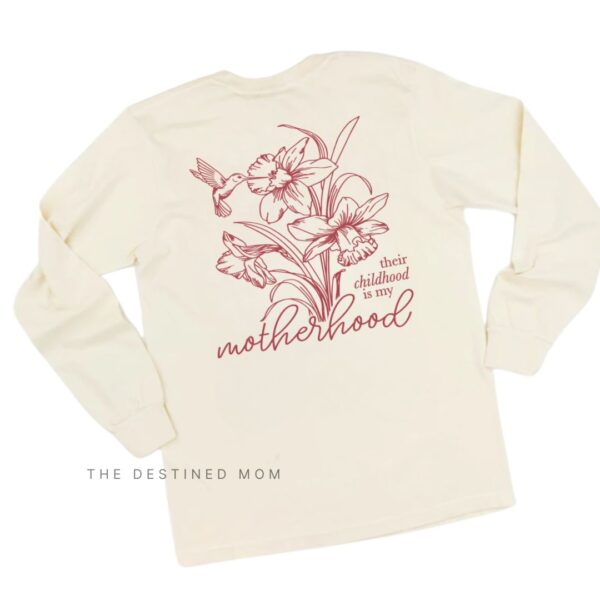 Their Childhood (Front + Back Design) - Long Sleeve Comfort Colors® Tee