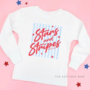 Stars & Stripes - Long Sleeve Child Shirt
