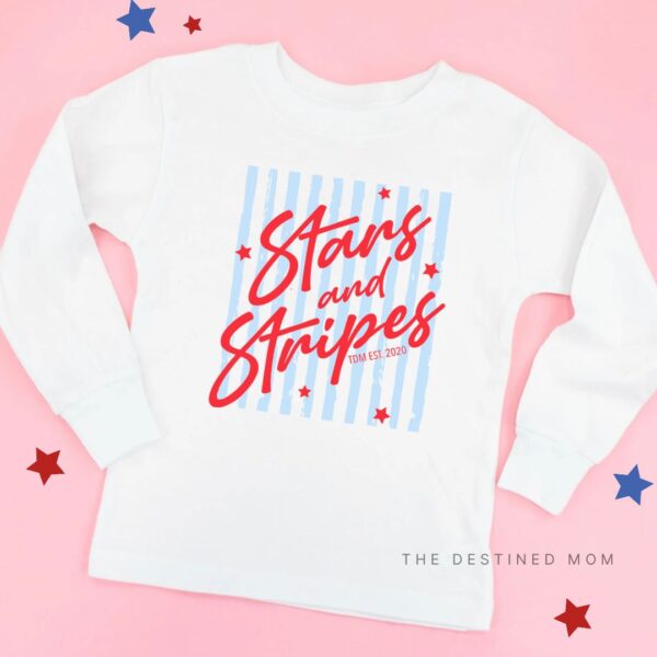 Stars & Stripes - Long Sleeve Child Shirt
