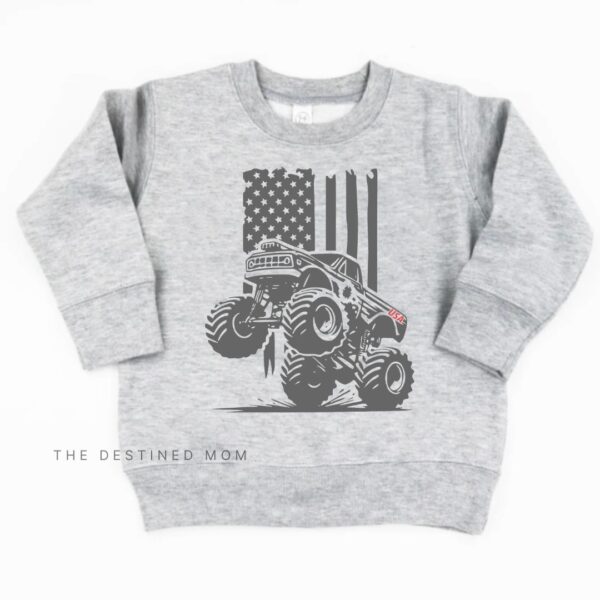 USA Truck - Unisex Child Fleece Pullover